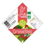 Pur jus de groseilles biologiques