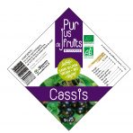 Pur jus de cassis biologique