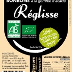 Bonbons bio réglisse à la gomme d’acacia