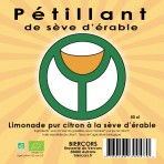 Limonade bio pur citron à la Sève d’érable