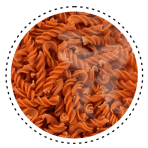 Pâtes biologiques 100% lentilles corail – sans gluten – Spirales 250g