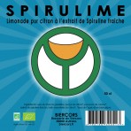 Spirulime : Limonade bio pur citron à l’extrait de spiruline fraîche